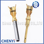 20 Pcs Pin Contact 1062-20-0244 1060-20-0244 brass Gold plating 22-16 AWG Wire Size Crimp Terminals For Deutsch DTM 1.0mm Series