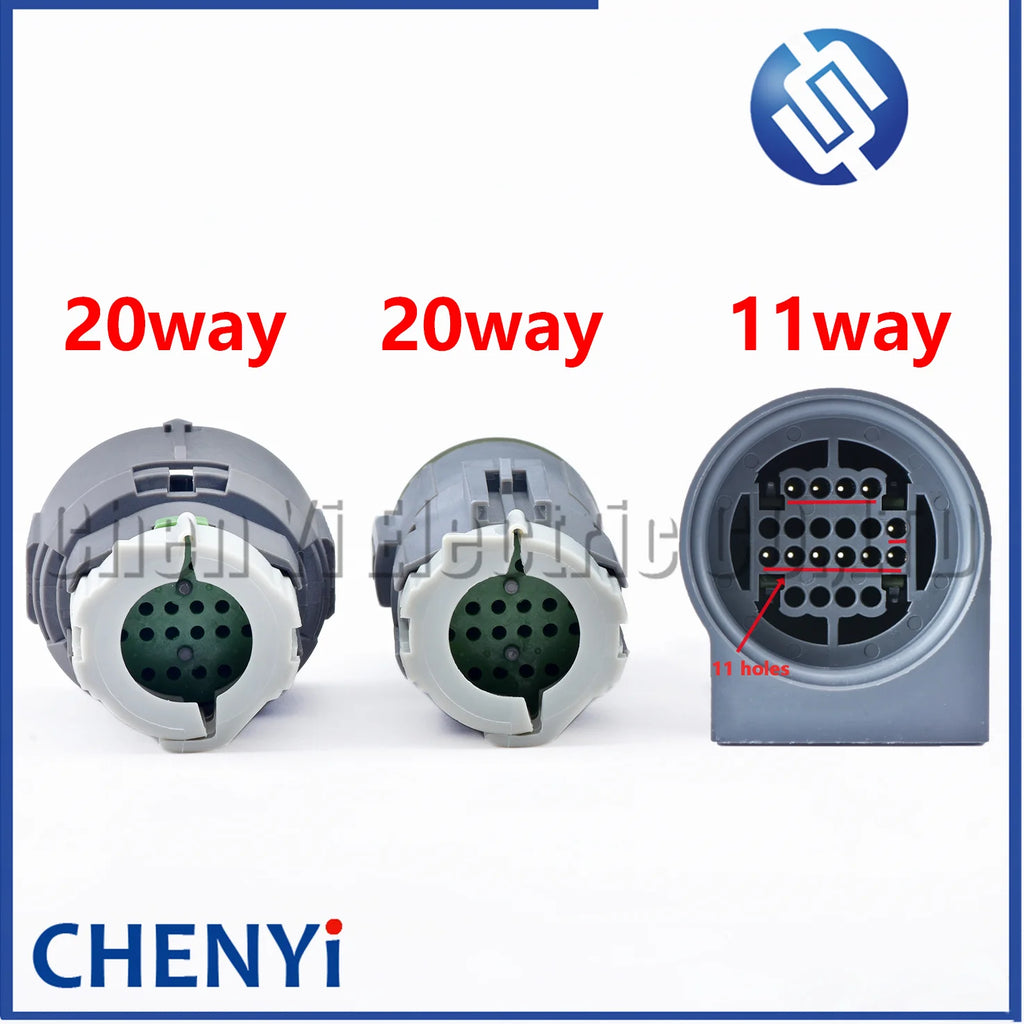 20 Pin female 11 Pin male Auto Urea Pump Plug 13603422 13603408 For Transmission GM LS1 LS6 perkins 1300 injector Connector