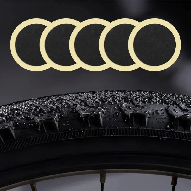 Quick-Fix Glue-Free Bicycle Tire Repair Patche 1/30/50pcs Durable Protection for Mountain Road Bikes with Easy Application amagi