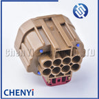 1 Set Brown 8 Pin 2.8mm series female automobile waterproof connector headlamp fog lamp turn lamp tail lamp plug 7283-6442-80