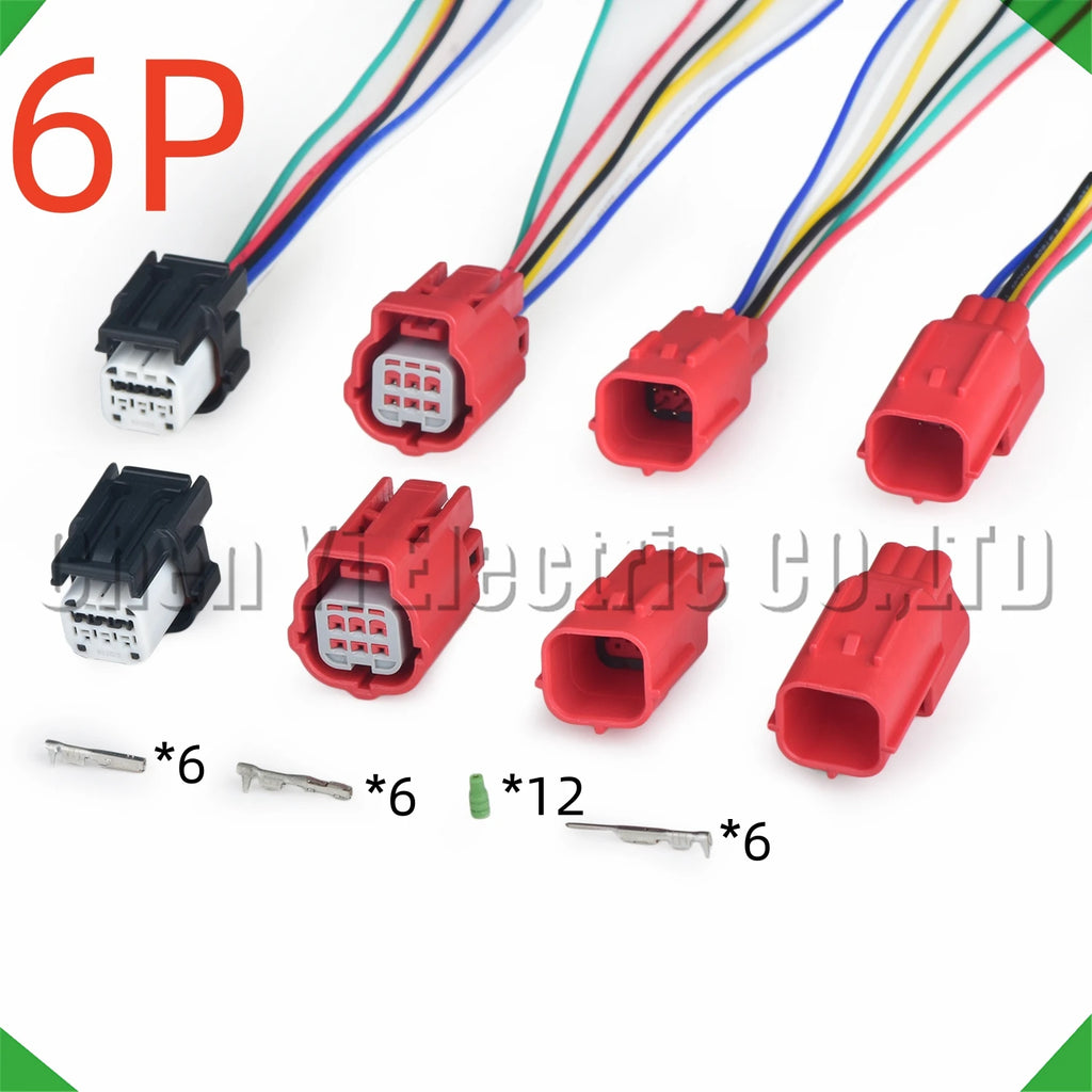 6-pin auto connector connector automotive connectors diagnostic headlights honda led