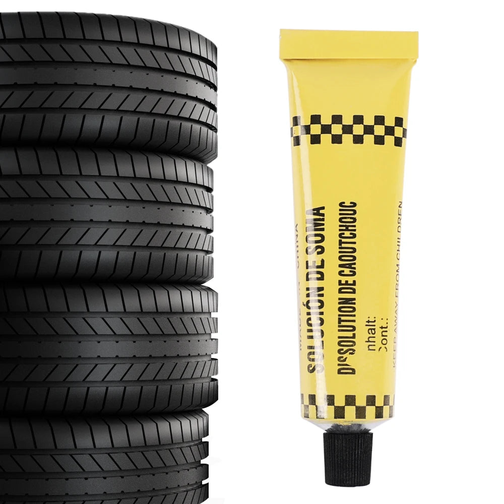 Tire Tyre Repairing Glue Universal Car Motorcycle Bike Wheel Repairing Inner Tube Puncture Rubber Glue Tools Auto Accessories