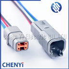 4 DTM06-4S DTM04-4P Automotive waterproof connector Sealed Wire Harness Plug with 15cm wires For Deutsch DTM series
