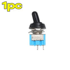 For Motorcycles Boat Supplies Accessory MT-S101 2 Pin 2 Position Mini Toggle Button Switch Blue Micro Toggle Switch Tool 1-10PCS