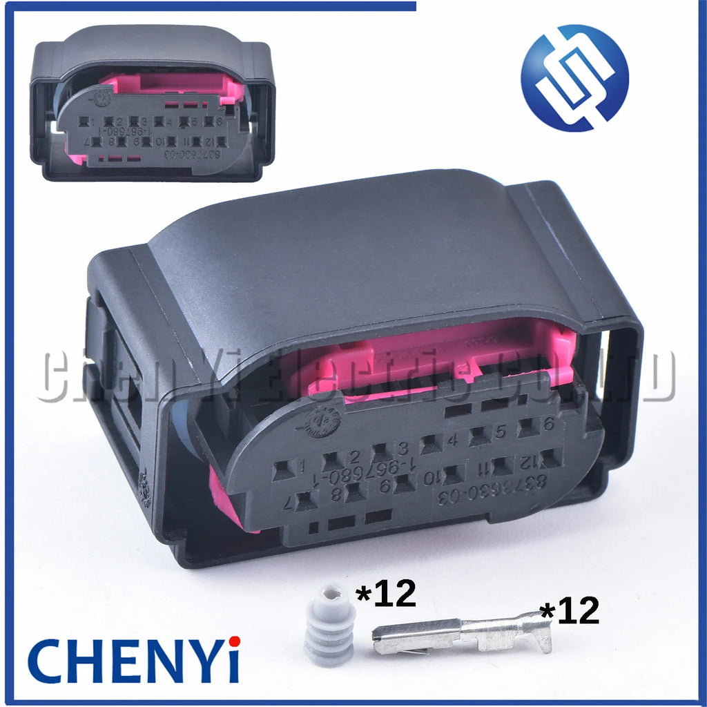 12 Pin Auto Lane Assist LCA steering sensor reversing radar plug 1-967680-1 4E0 972 713 8373630-03 1534151-1 1534152-1