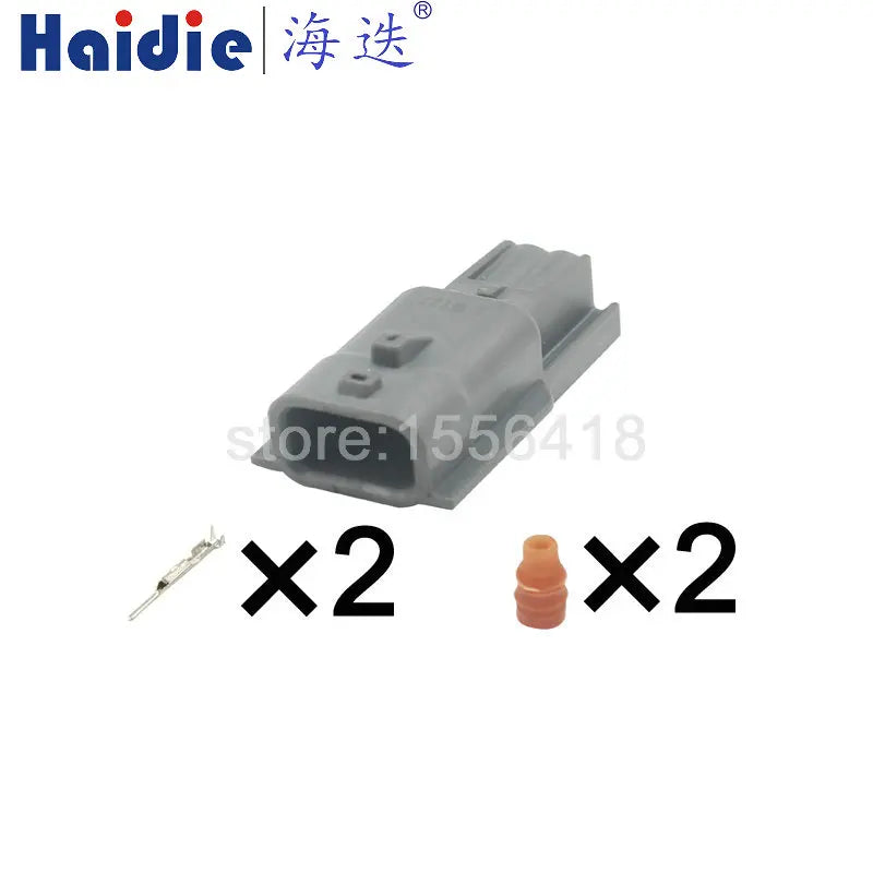 1-100 sets 2 pin  Auto Wheel Anti-lock Braking System ABS Sensor Socket AC Assembly Waterproof Connect 7282-9393-10 7283-9393-10