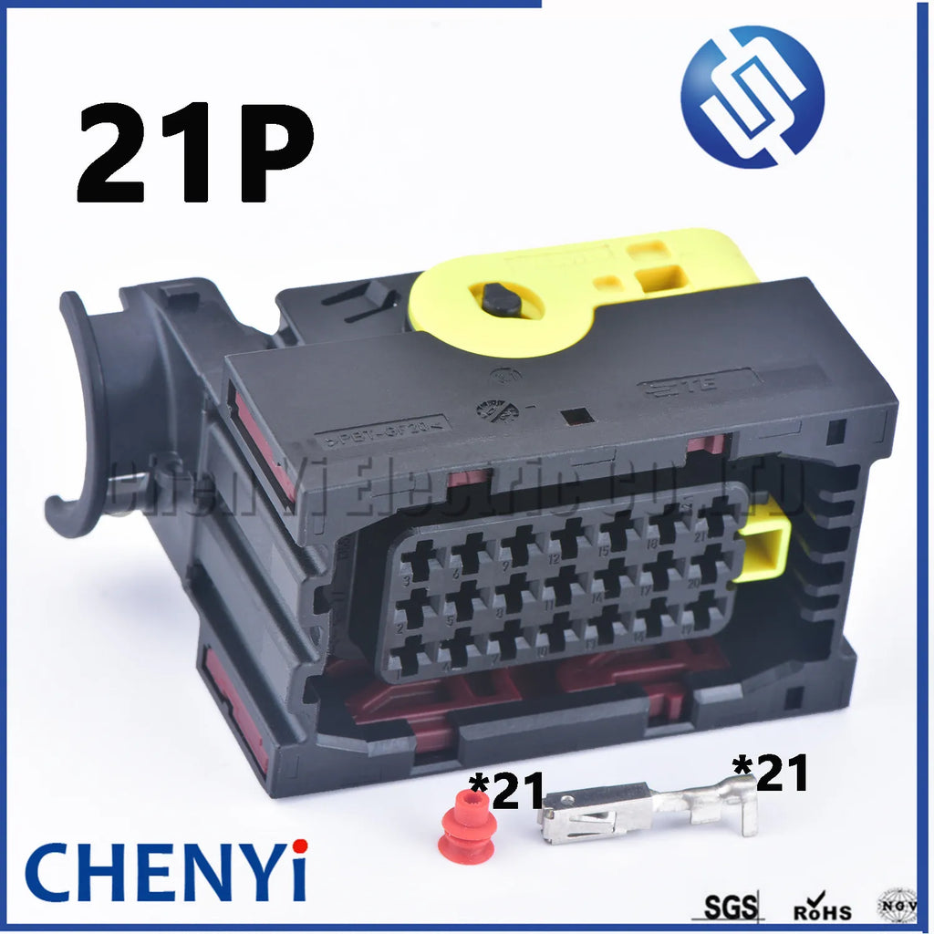 21 Pin Loader forklift 870H 856H 862H 886H 877H Variable box engine plug 1-1534127-1 2-1534127-1 Connector with Pin tail cover