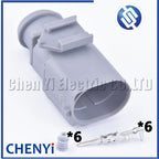 6 Pin 1.5mm 1J0973713G 1J0 973 713 G Automotive EGR Valve Waterproof Connector Plug Auto Socket 4212 1200 42121200 4G0973813B