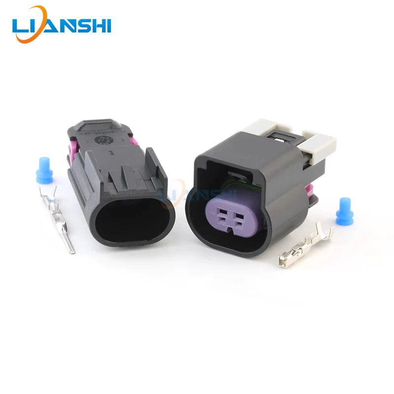 15326806 15326801 For car oil pump connector 2p fog lamp plug for Buick Chevrolet headlamp exhaust temperature sensor