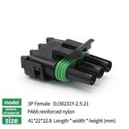 2.5 Series Automotive Waterproof Connector 1/2/3/4/6Pin Male And Female Plugs Haltech MAP TPS Wire Connector For GM