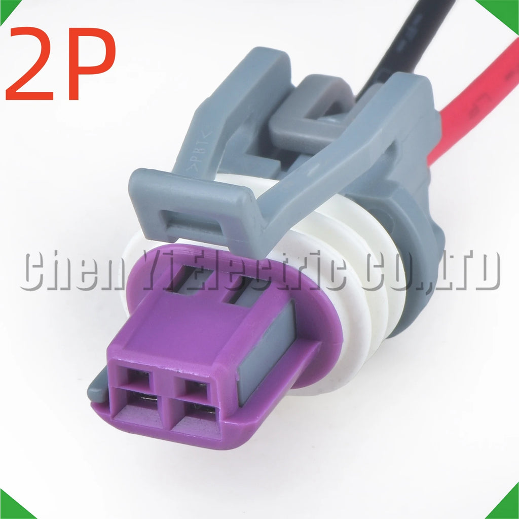 2 Pin Auto Connectors intake exhaust VVT solenoid valve Water Temperature Sensor Wire h...