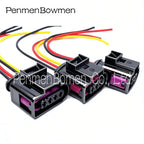 1 Set 2 3 4 Pin Auto Ignition Coil Electrical Connectors Female Wire Harness Plug for A4 A6 Passat 4D0971992 4D0971993 4D0971994
