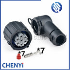 7 Pin circular Automotive waterproof connector truck Headlight wire harness Plug 18369.062.000 18369062000 For C7H G7S