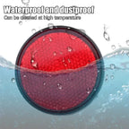Circular Reflector Universal Motorcycle ATV Scooter Dirt Bikes Refraction Light Parts Night Reflective Light MOTO Lighting Amagi