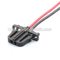 2 PIN Car Tweeter Speaker Unsealed 1.5mm Male Female Connector Auto Electric Wire Socket For VW Audi 3B0972712 3B0972702