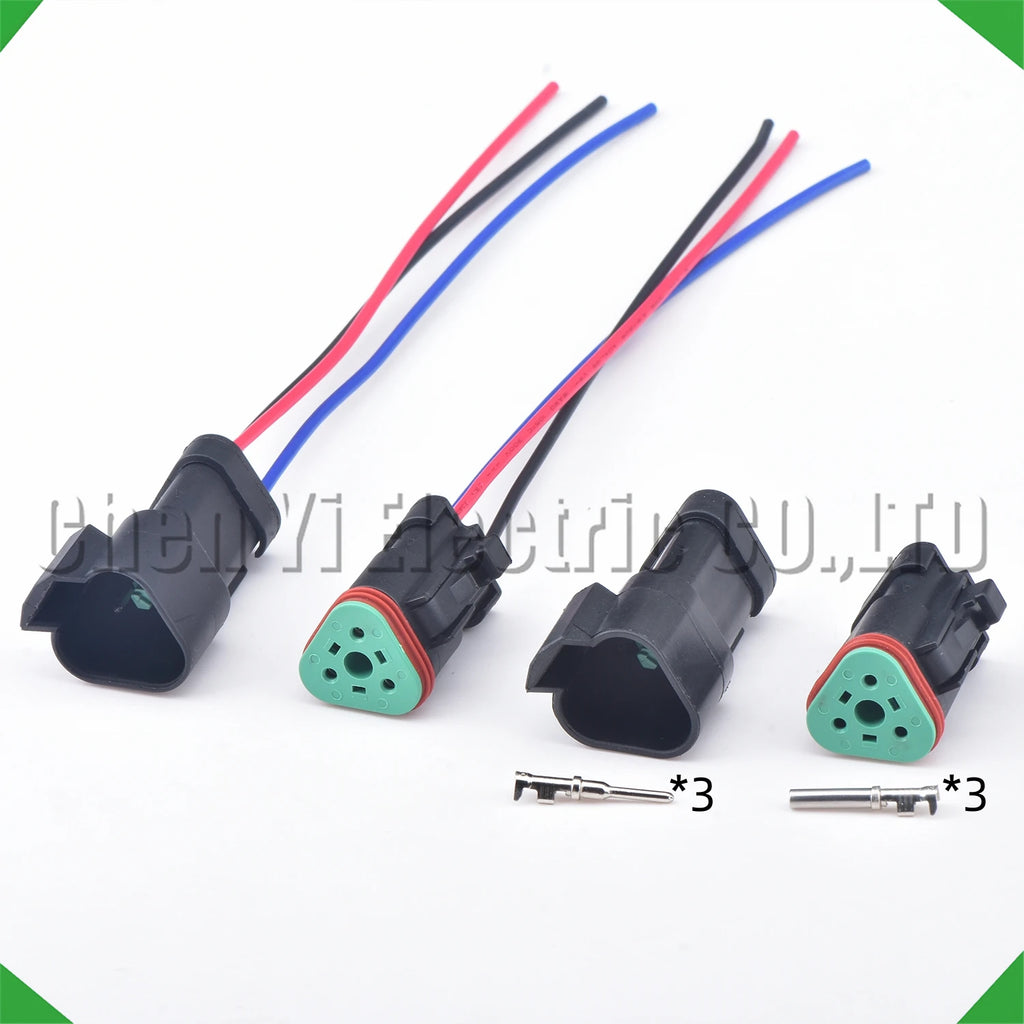 3-Pin Connector Connector series Connector Waterproof Socket Deutsch Engineering Vehicle