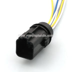 7 Pin Connector Waterproof 3.5mm Male Female Connector Auto Wiring Harness Housing Cable Plug WPT-596(Tin) 3U2Z-14S411-YGA