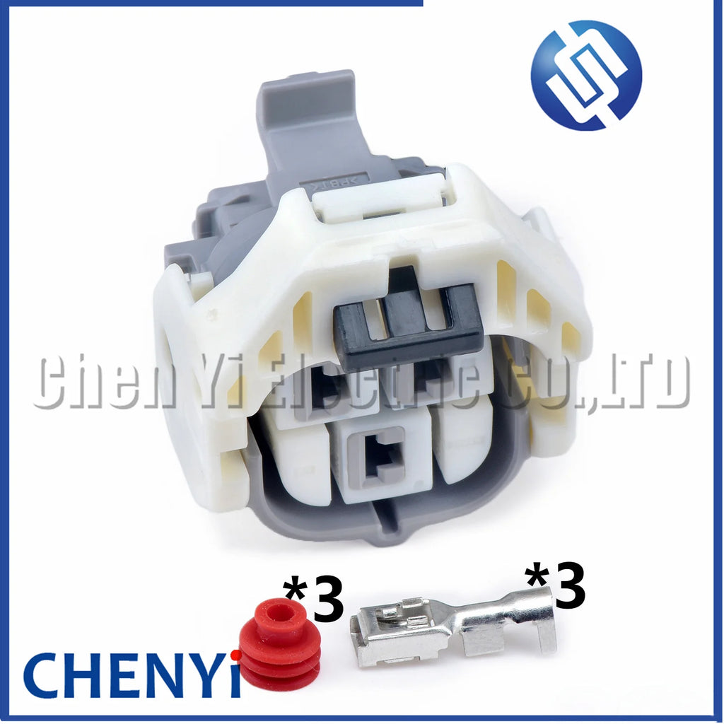 3 Pin Automotive waterproof connector Electronic power pump steering gear Wire harness Plug 6189-1230 90980-12496 For Toyota