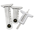 1pc Car Tire Tread  Depthometer Measuring Ruler Ruler Tread Depth Inspection Vernier Caliper Tool Depth Indicator Gauge Gage