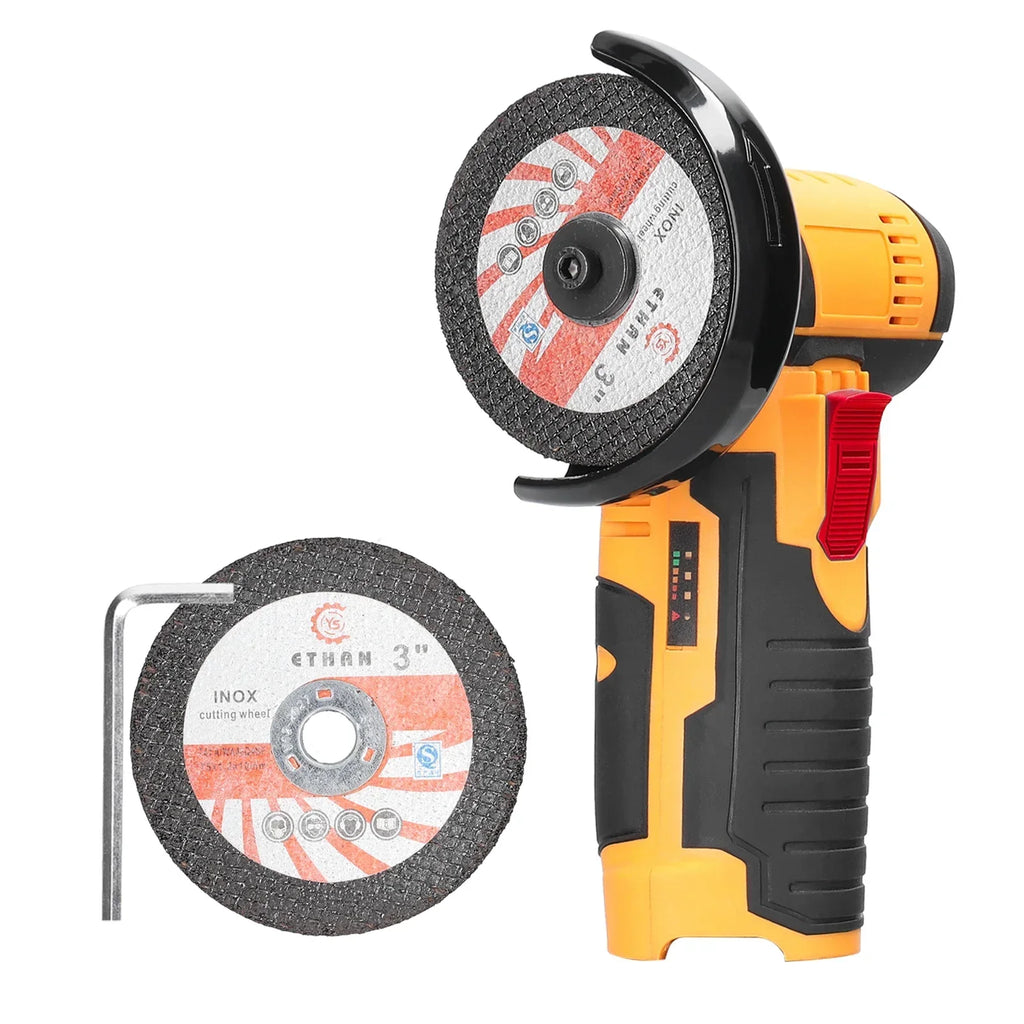 12V Cordless Electric Angle Grinder 19500rpm Lithium Battery Mini Polishing Grinding Machine Diamond Cutting Power Grinder Amagi