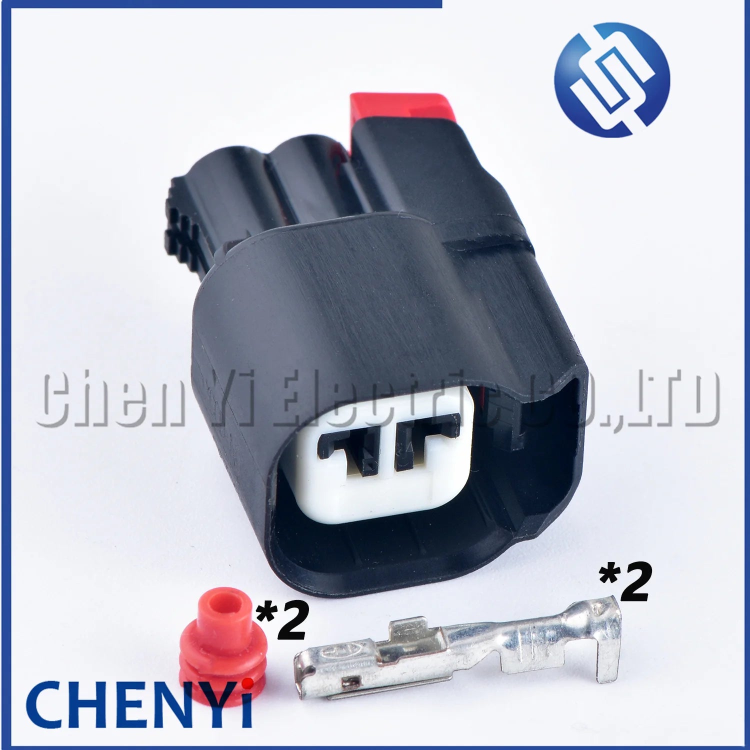 2 Pin male or female Auto waterproof connector Fuel injector ABS sensor Wire harness plug 34062-0027 340620027 For Ford JEEP