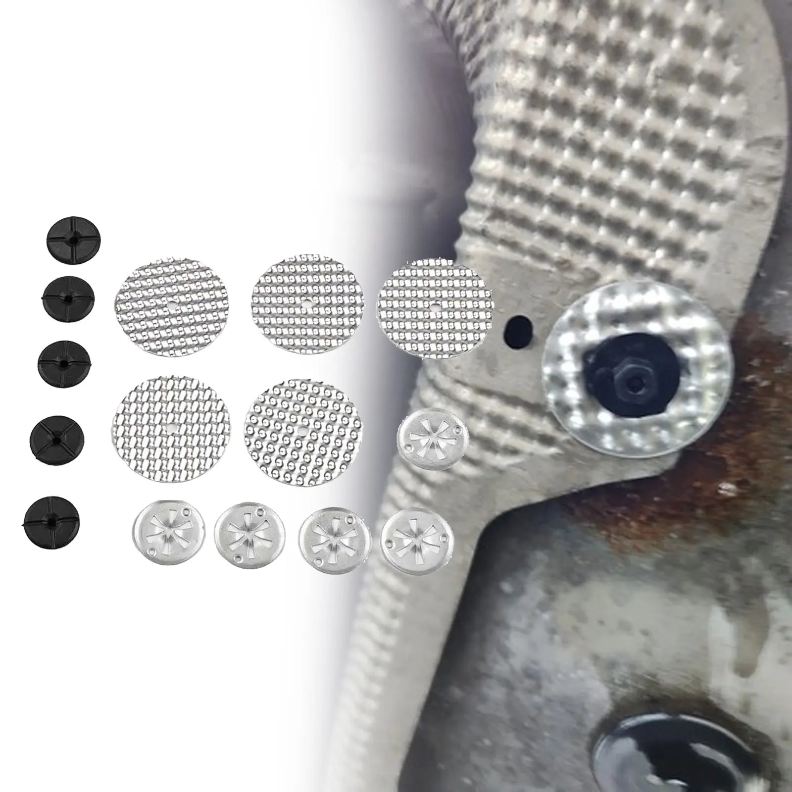 15PCS Auto Heat Shield Repair Kit N90796501 Heat For Protection PlateHeat Shield Washer Attachment Repair Kit Car Accessories