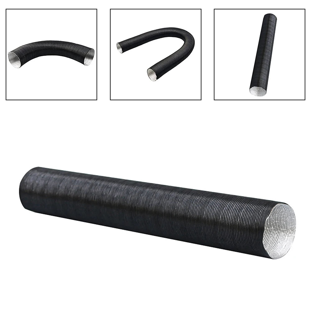 60 Mm Heating Duct Auxiliary Heater Accessories Aluminium Foil Air Intake Hose For Car Camper Heater Duct Pipe Tube Hose