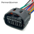1 Set 10 Pin Car Gearbox Automatic Shift Lock Electrical Connectors Plug Wiring Harness MG641288-4 7283-8700-30 For Hyundai KIA