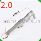 50 Pcs 2.0 mm Male or Female wire Crimp Pins For 8230-4282 8240-4422 Sheath Automotive ...