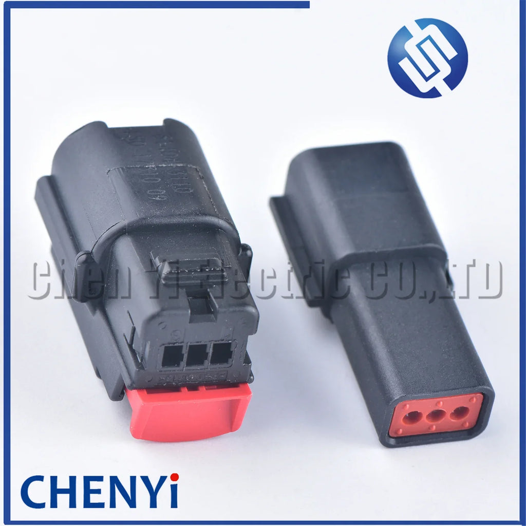 3 Pin auto waterproof connector Car reversing radar harness plug 31404-3110 13394368 13295029 13368131 13242365 For Ford Toyota