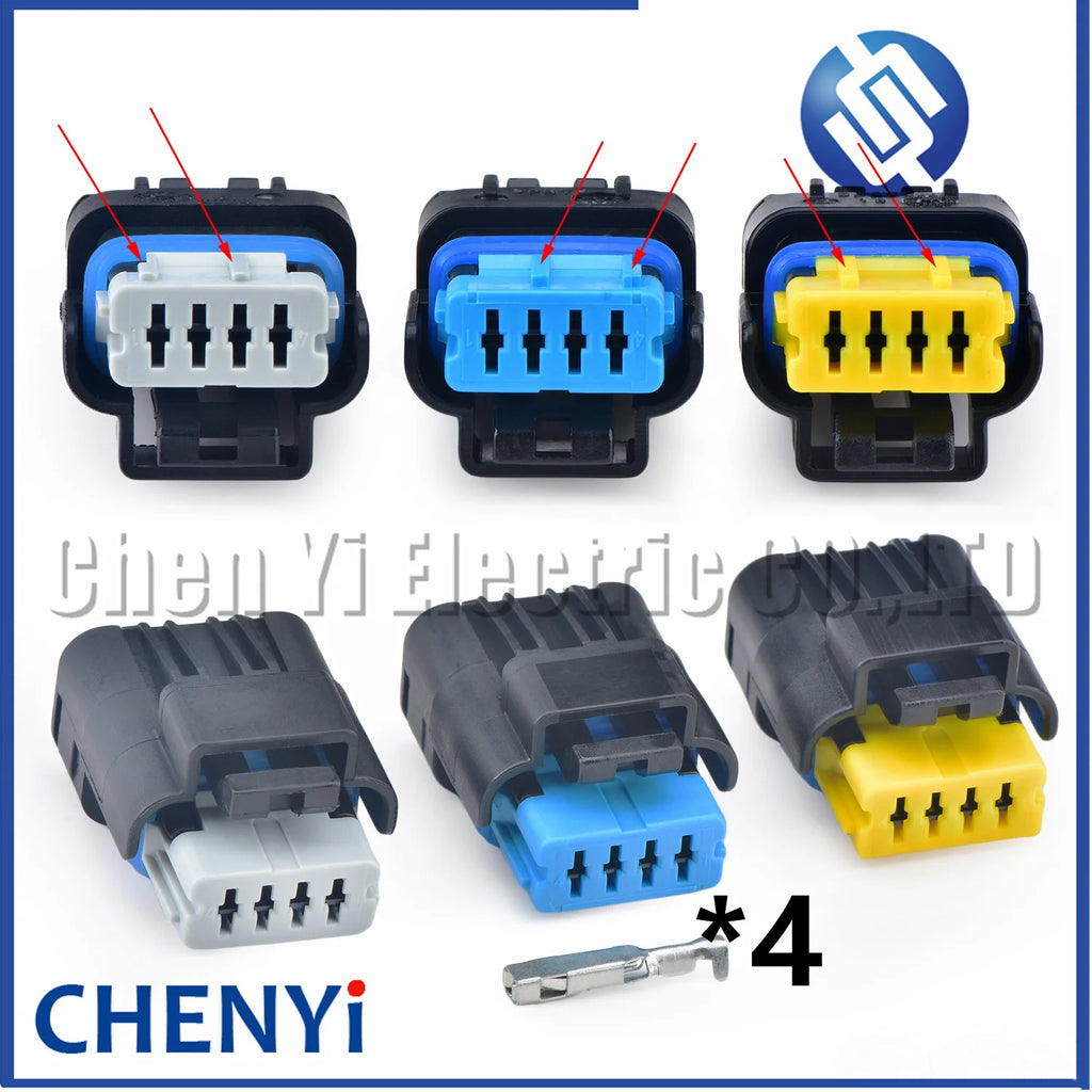 4 Pin auto waterproof Fuel pump connector tail light Oxygen sensor plug 211PC042S4021 211PC042S8021 For Renault Citroen Peugeot