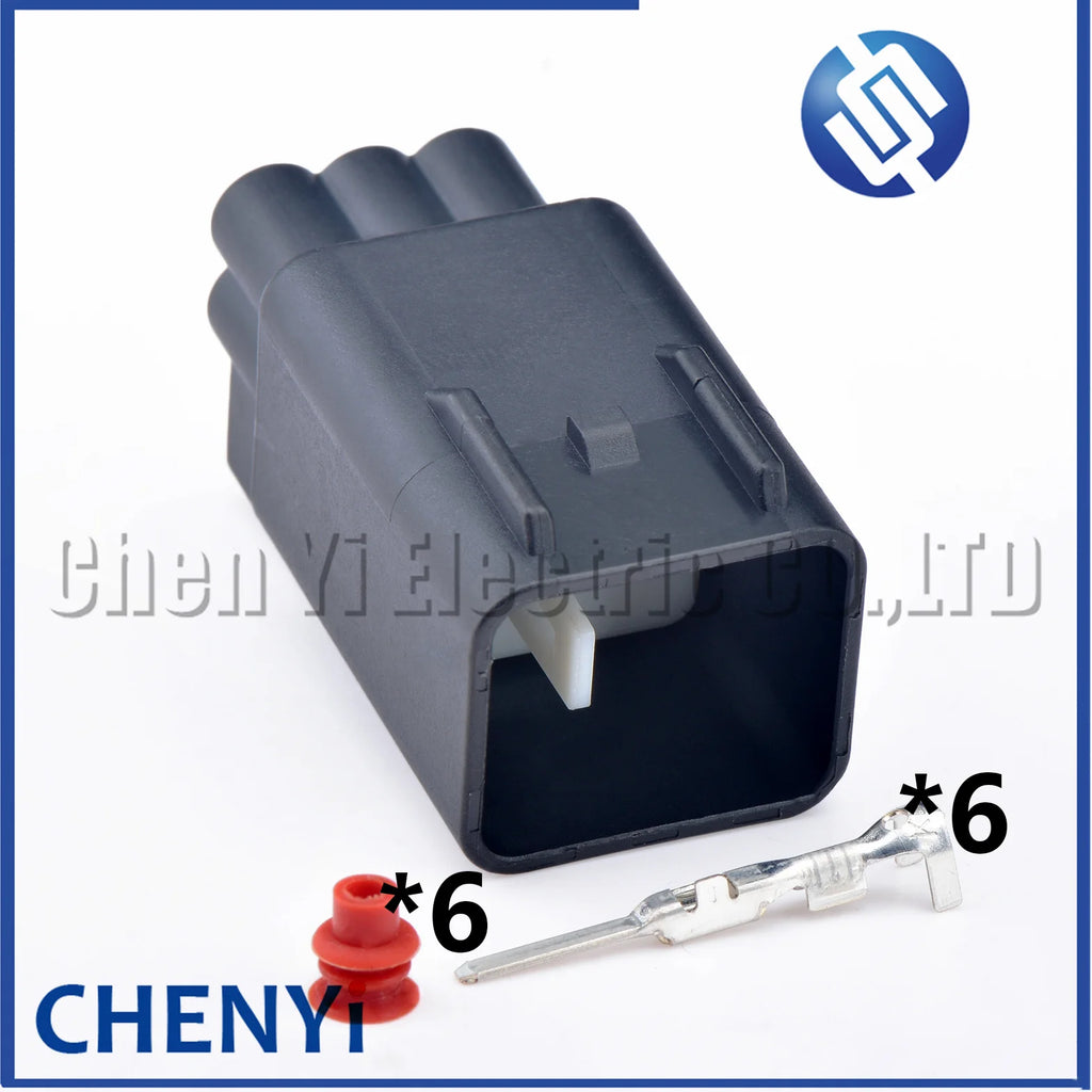 6 Pin Automotive waterproof connector Car headlight harness assembly plug MG645579-5 MG645579 With s Pin For Hyundai Kia