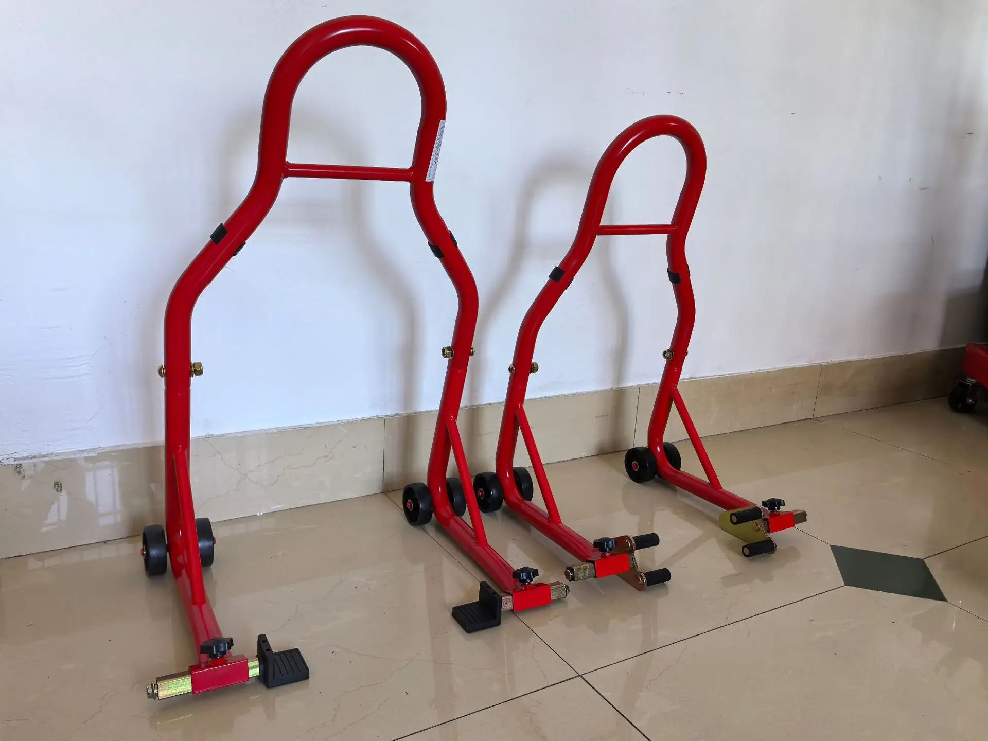 Motorcycles Repair Metal Adjustable Fork Spool Support Paddock Stand Muti-function Swing Arm Rear Wheel Sliders Lift Frame Amagi