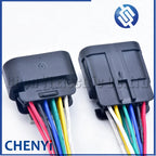 12 Pin/way Automobile waterproof connector Front Lamp Headlight Wire harness plug 15326849 15326854 For Roewe I5 MG5 MG 5