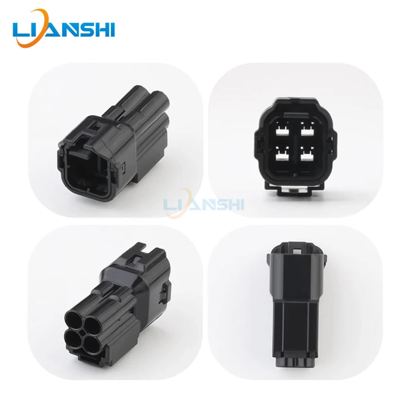 6187-4441/6180-4181 Automotive oxygen sensor plug 4-hole waterproof connector harness modified sheath with terminal