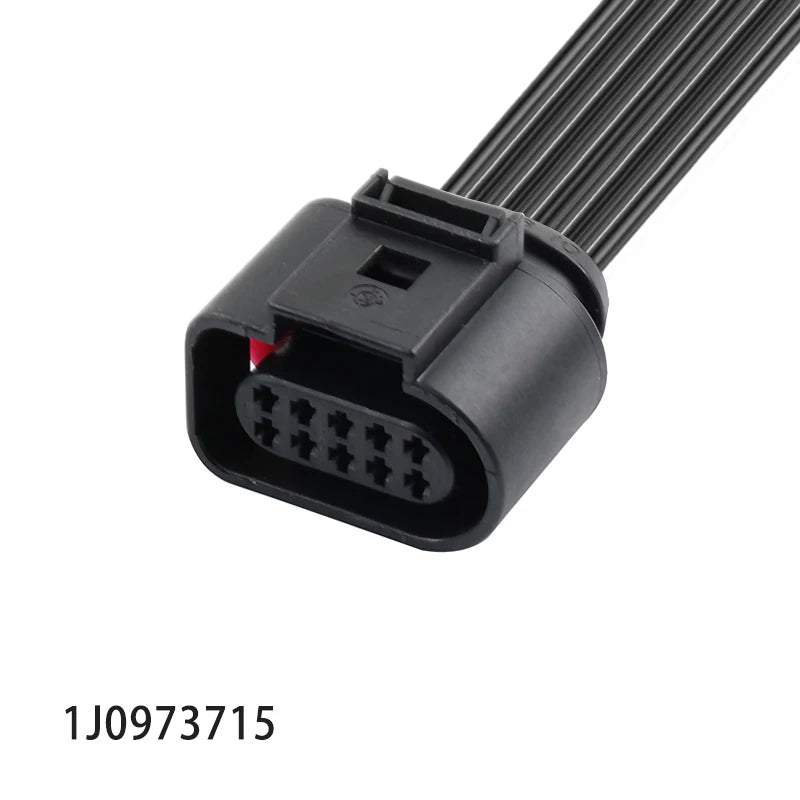 1J0973715 is suitable for Volkswagen Audi fog light radar door lock module harness plug 10p connector with terminal
