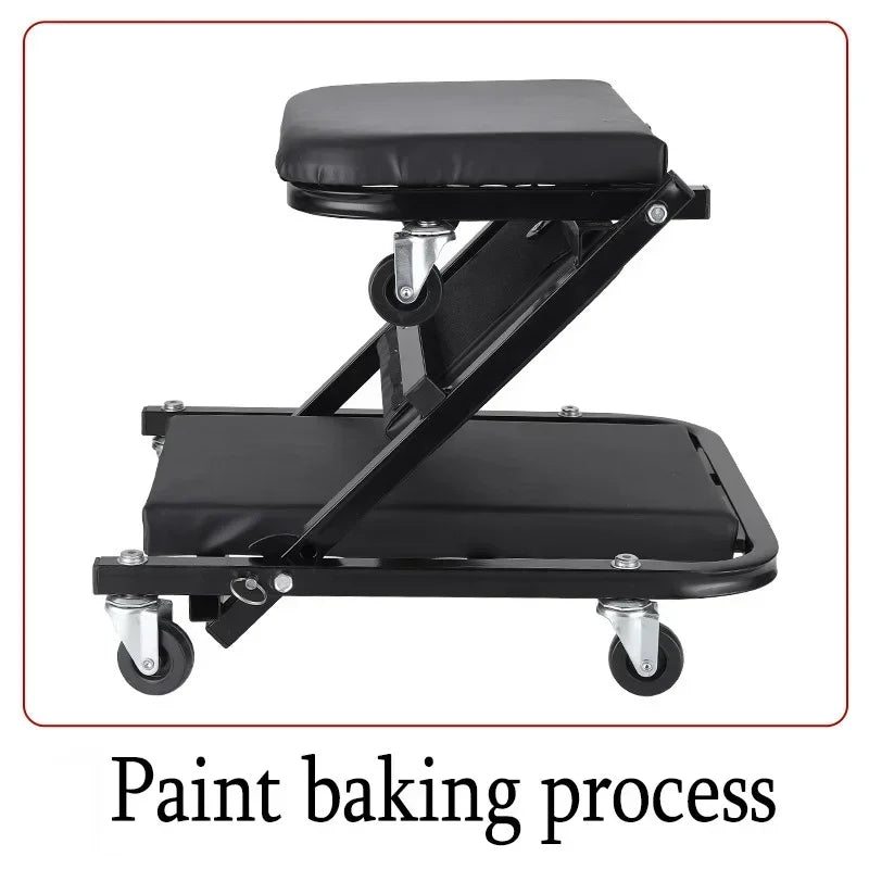 Foldable car repair lying board 40 inches Workshop Bench Wheels Roller Creeper Seat Roller Seat Amagi