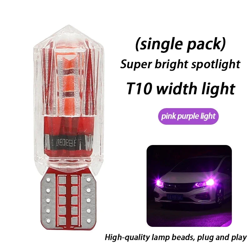 1pc Universal Car Replaceable T10 Running Lights Width Lamp Car License Plate Light Headlight Bulbs Car Light Accessories Amagi