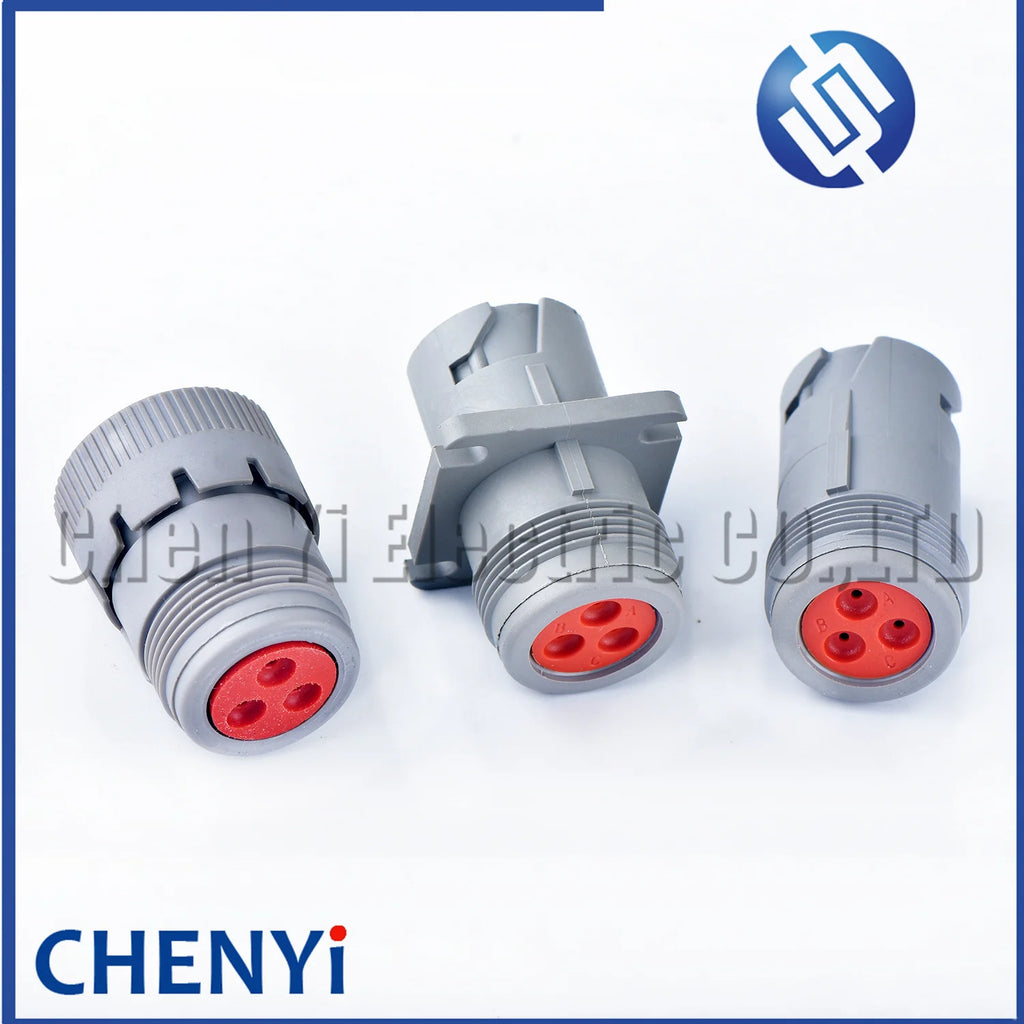 3 Pin waterproof auto connector female or male HD16-3-16S HD14-3-96P wire harness plug HD10-3-96P
