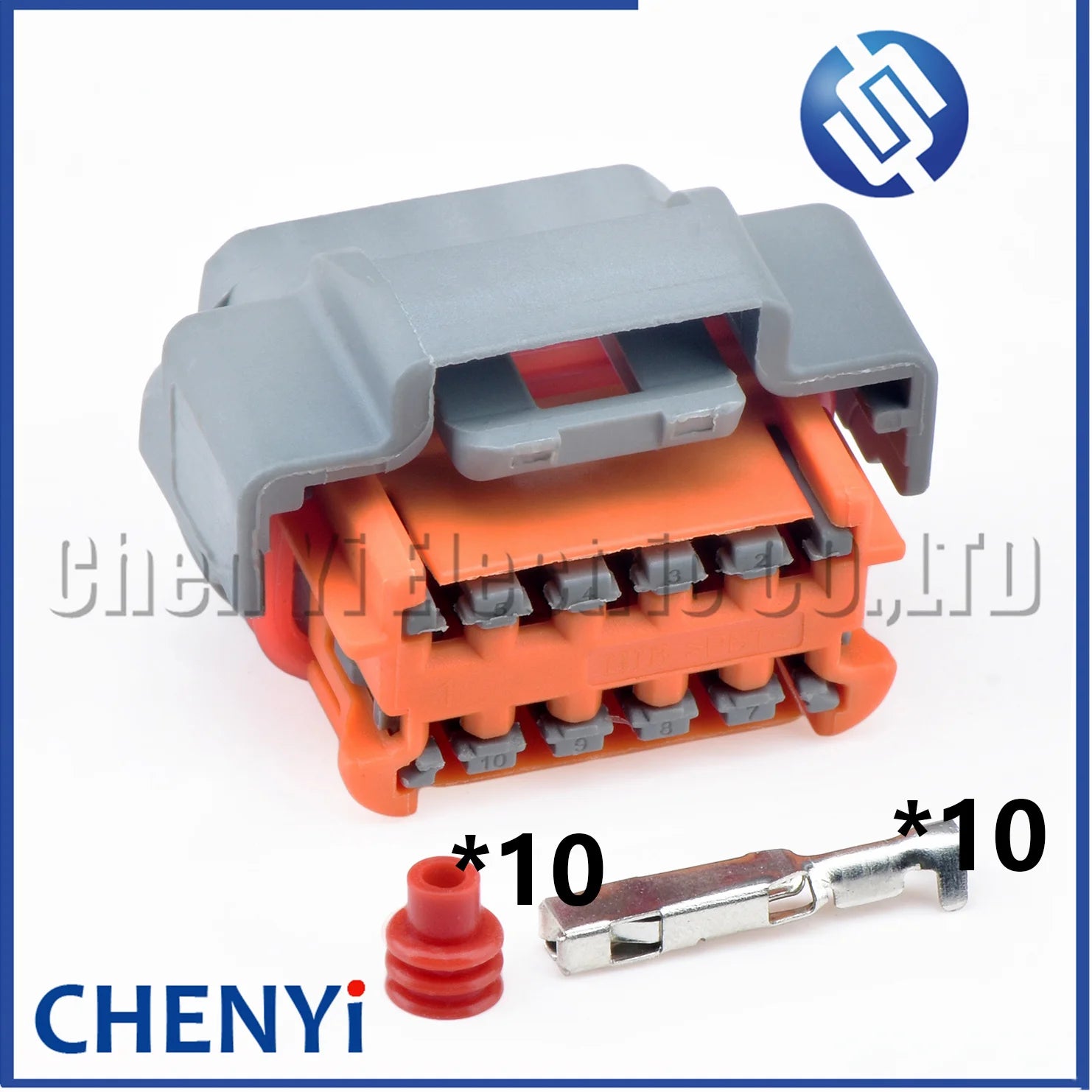 10 Pin/way car headlamp Headlight Lamp plug Cable Harness connector 98788-1201 For Peugeot 307 308 408 3008 Citroen C4L Renault