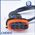 4 Pin female Auto Sealed Automotive Connector For MAP Sensor Ora plug 368162-1 With 15cm 18AWG wire Protective