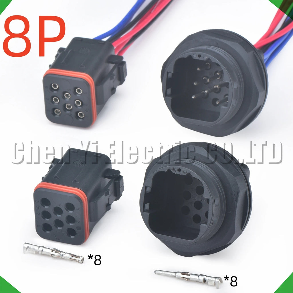 8-pin auto connector connector automotive connectors daytime running light headlight