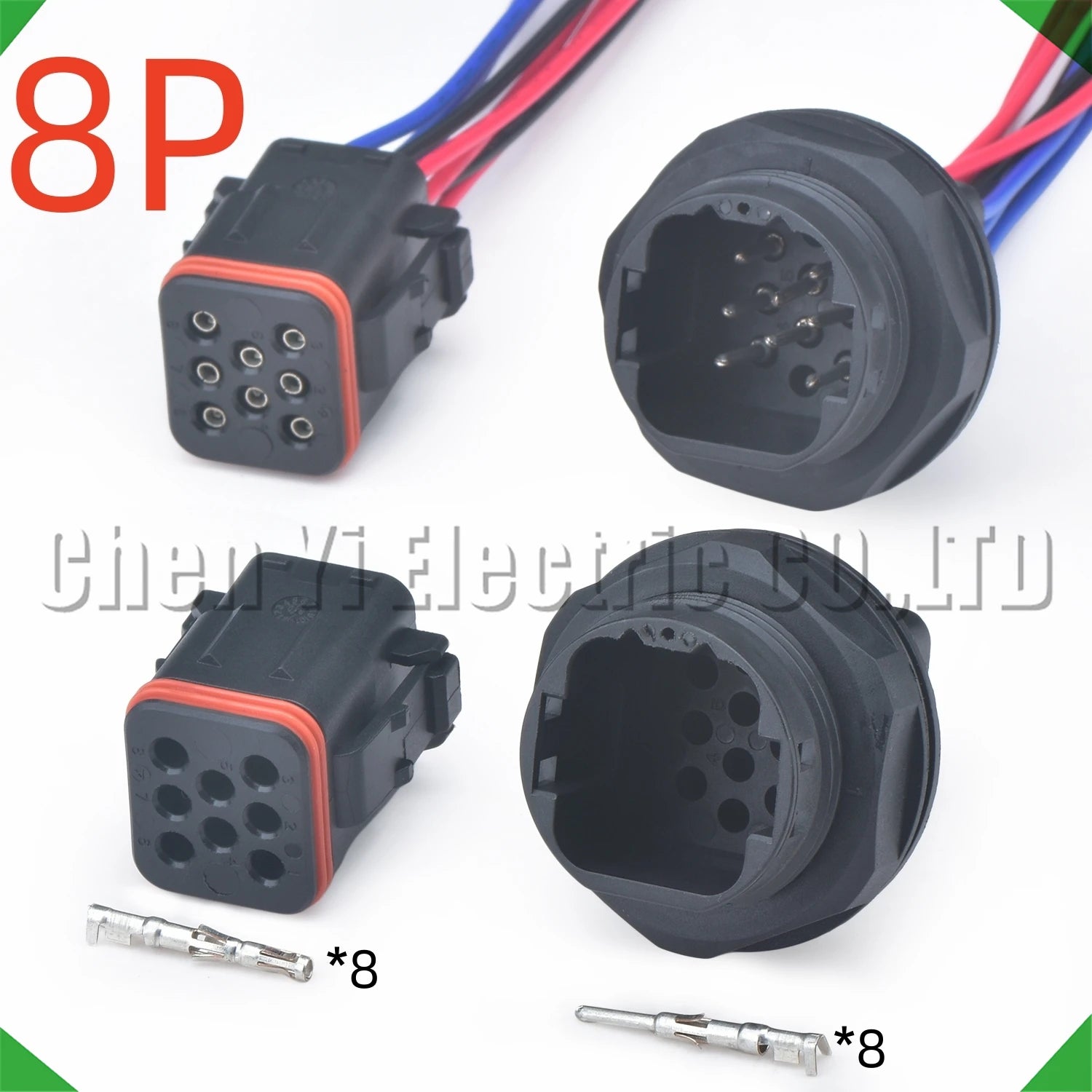 8-pin auto connector connector automotive connectors daytime running light headlight