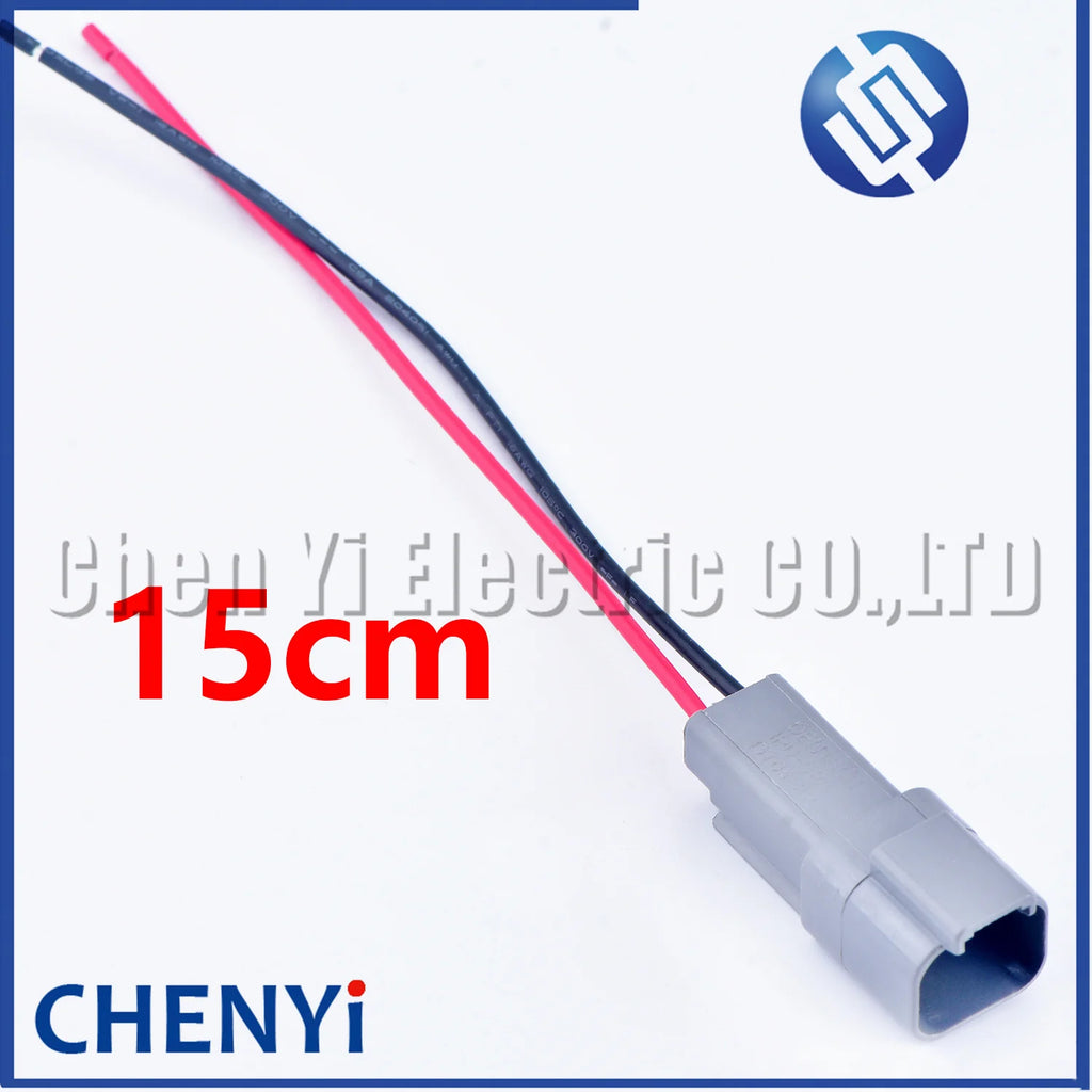2 Pin Automotive Waterproof Connector Wire harness plug DT06-2S DT04-2P DT04-2P-L012 DT15-2P DT13-2P For Deutsch DT series