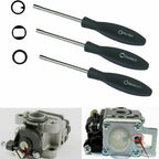 3 Pcs Carburetor Adjustment Screwdriver Carburetor Adjustment Chainsaw Tool For Husqvarna Poulan Carburetor Repair Tool