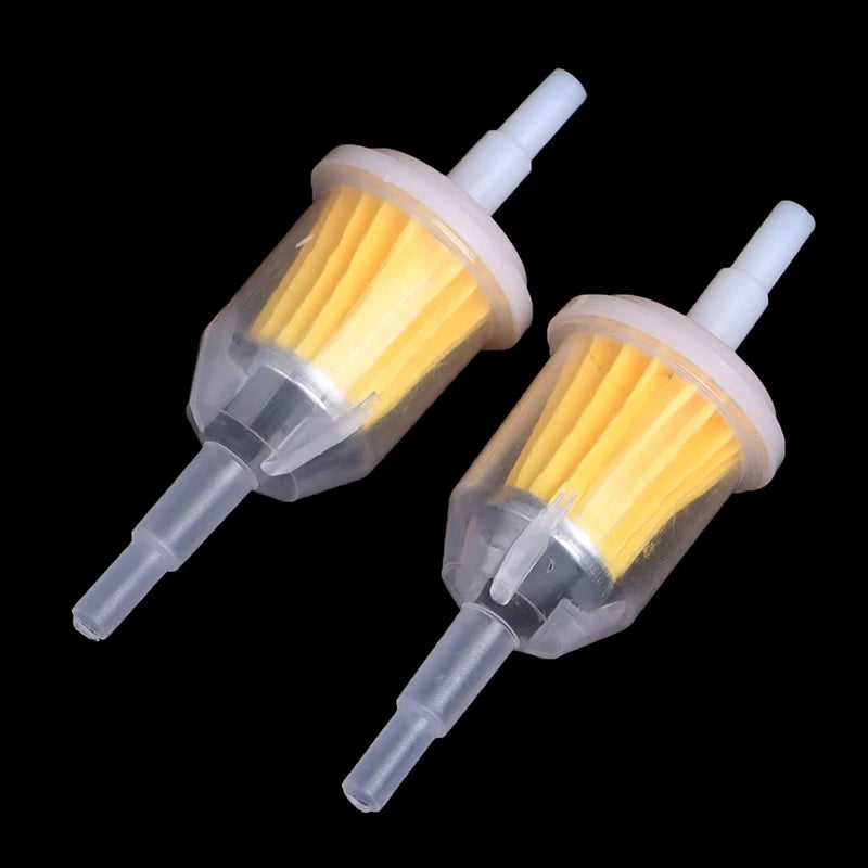 Hot sale 5Pcs Inline Gas/Fuel Filter 6MM-8MM 1/4" For Lawn Mower Small Engine Auto Motorcycle Oil Filt