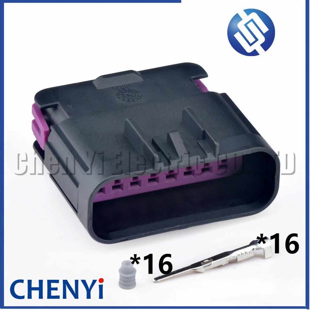 16 Pin Automotive waterproof connector Auto Light Lamp Wire harness plug 15326863 15326868 For Buick Chevrolet GT 150 Series
