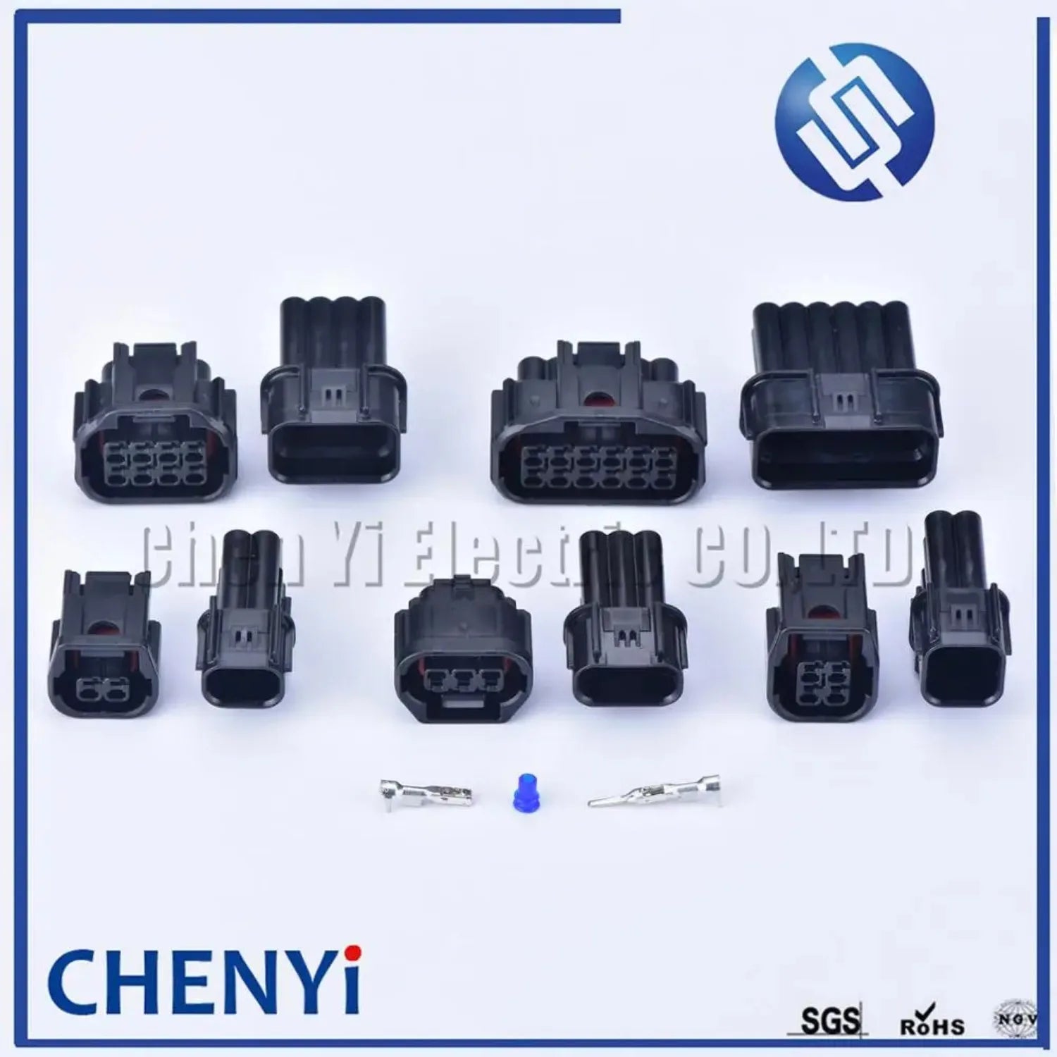 2/3/4/8/12 pin car waterproof auto connector LED headlight speaker sensor connectors Wire harness Plug
