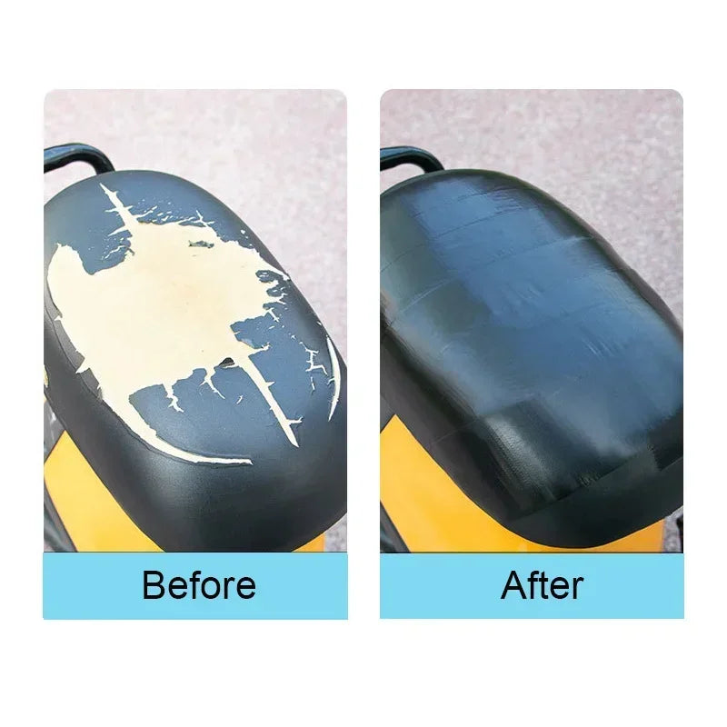 Black Artificial Leather Repair Tape Self-Adhesive Strong Patch Waterproof PU Repair Cushion Attached Motorcycle Leather Chair