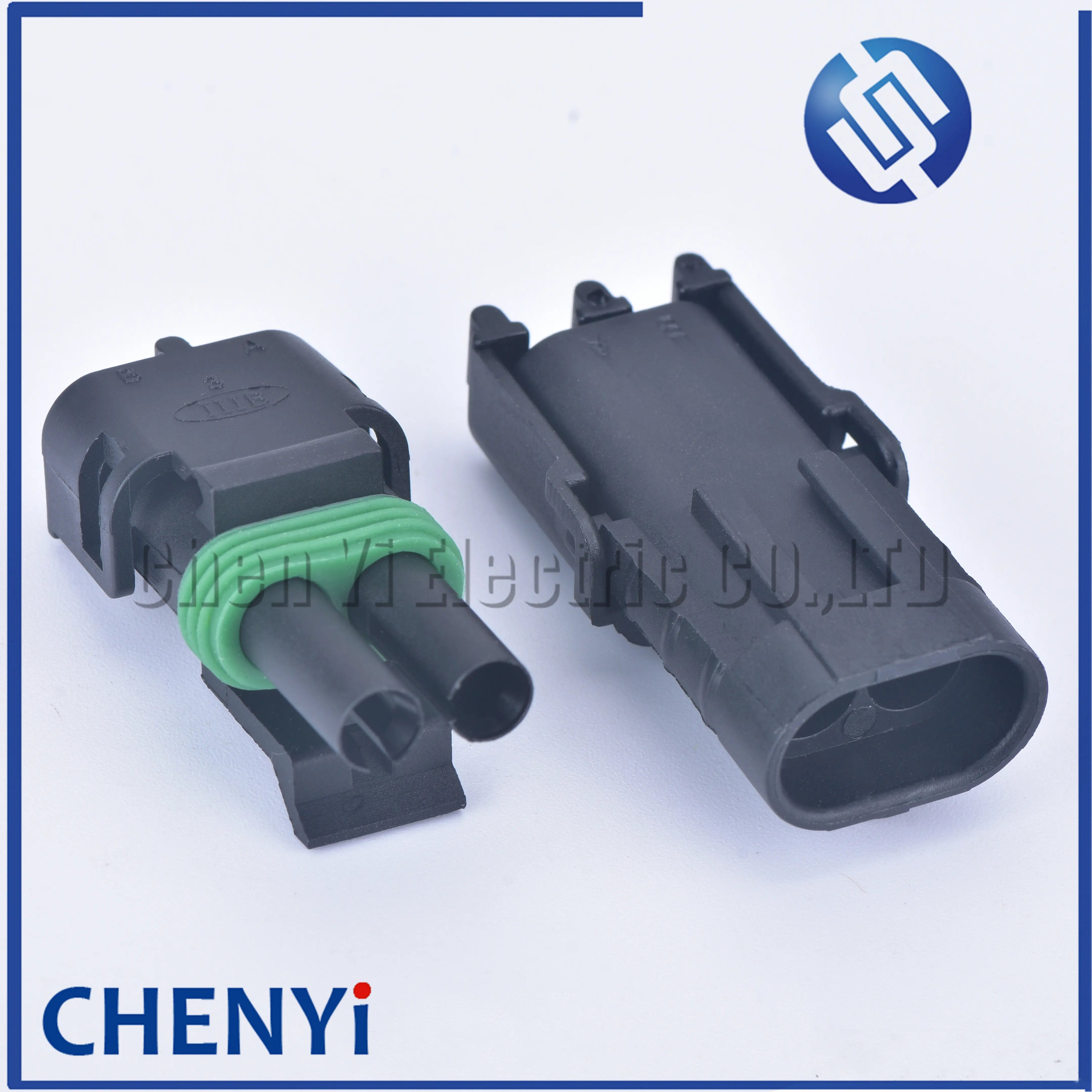 2 pin 2.5 mm Series Female or Male Injector Socket Waterproof Automobile Cable Connector Plug 12015792 12010973